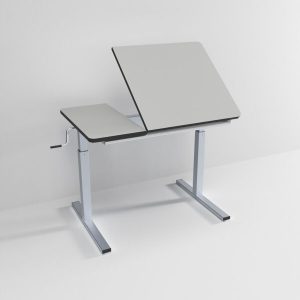 Ergo bord 90 x 60 cm, 2 delad skiva