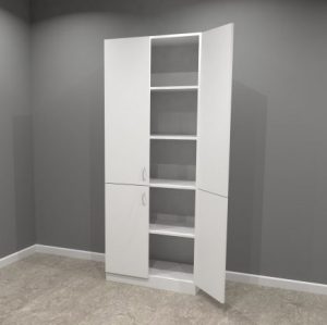 Förvaringsskåp med 4 dörrar