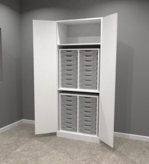 Förvaringsskåp med små lådor