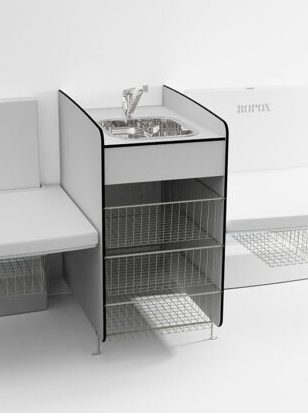 Tvättbänk med vask
